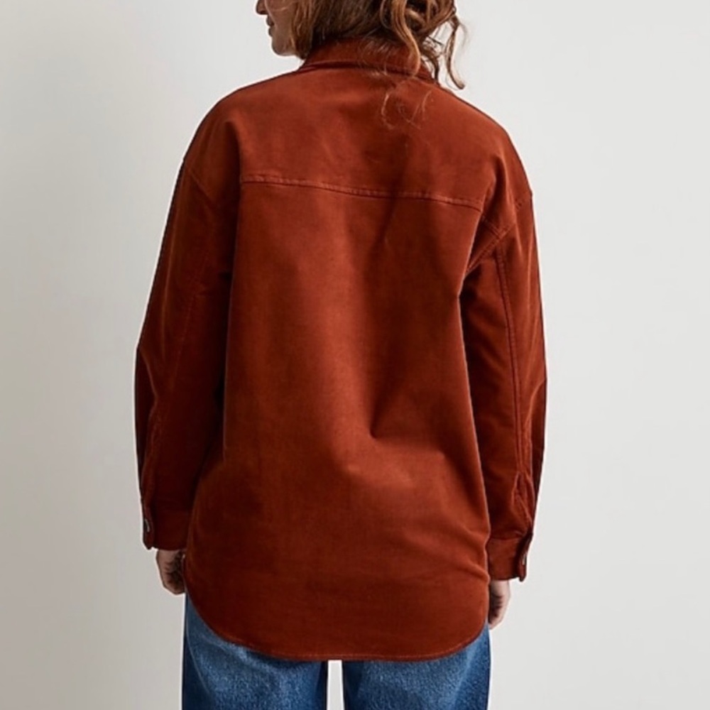 NEW Madewell Corduroy Twill Oversized Jacket